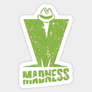 Madness - Retro Green Sticker